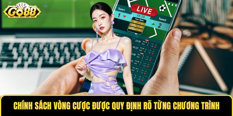 Chính sách vòng cược được quy định rõ từng chương trình