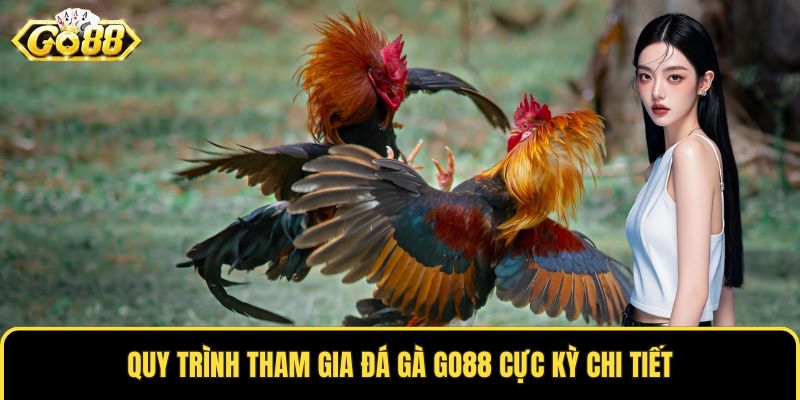 Quy trình tham gia đá gà GO88 cực kỳ chi tiết