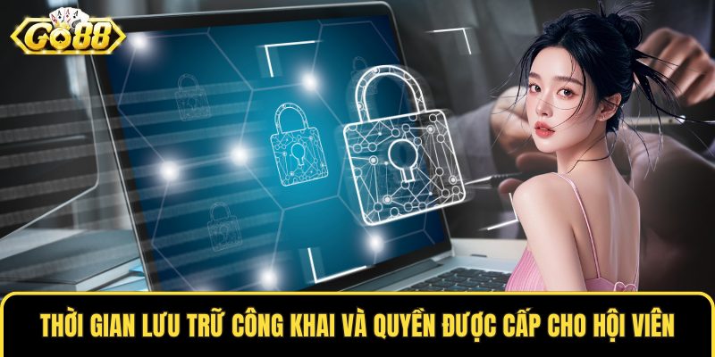 Thời gian lưu trữ công khai và quyền được cấp cho hội viên